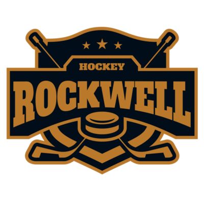 Rockwell Hockey logo template Miniatura