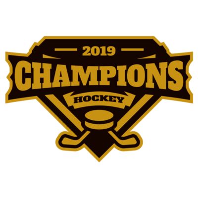 Champions Hockey logo template Miniatura